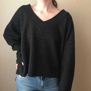 UO Black Over-sized Sweater